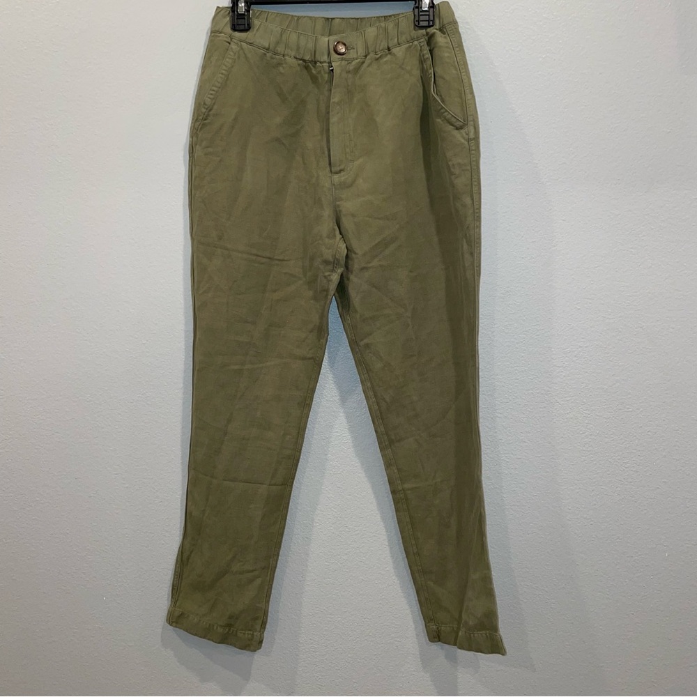 Alex Mill Suit(ish) Pull-on Pants in Faded Olive